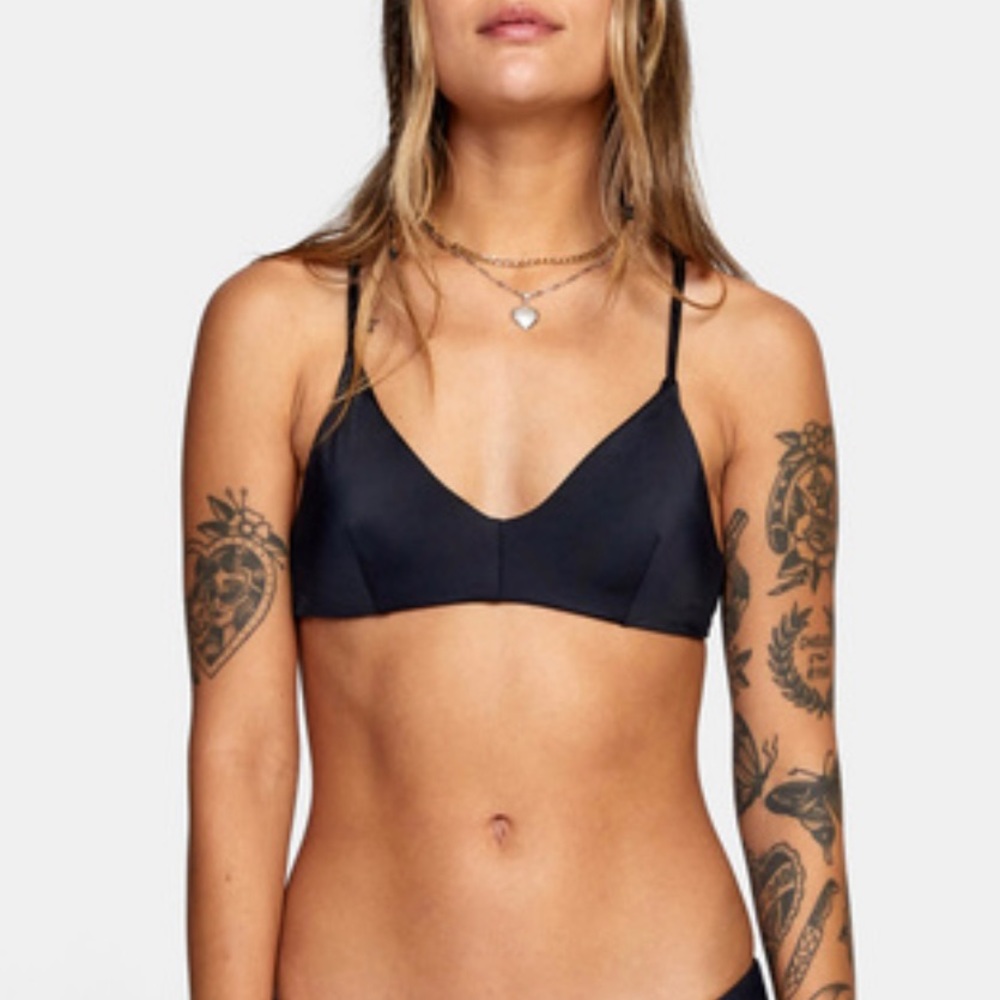 RVCA crossback swim top